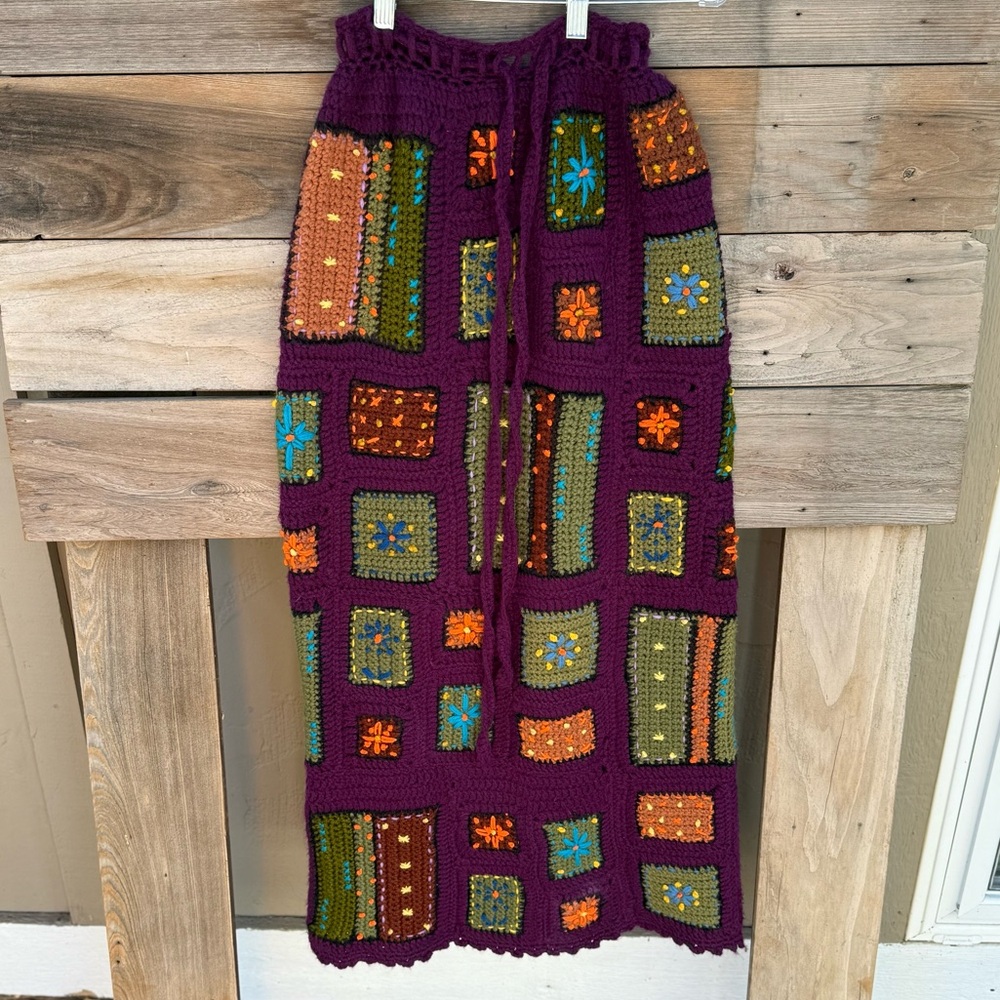 💎Vintagee Handmade Crochet Skirt selected by Nomad Vintage! Never worn by seller